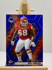 2025 Panini Mosaic Blue Scope Prizm Will Shields #237 Chiefs