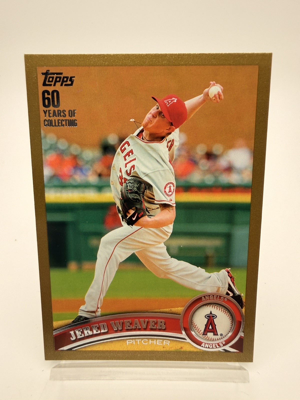 Jered Weaver 2011 Topps Gold #75 - /2011 - Los Angeles Angels