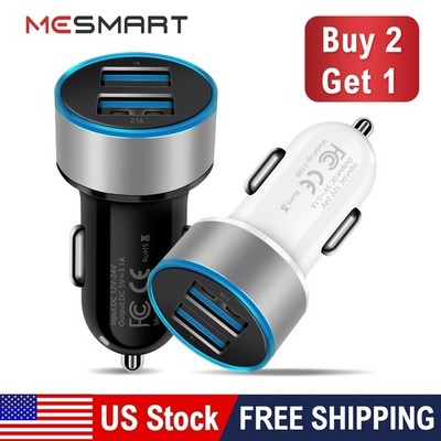 2-Port Dual USB Car Charger Power Adapter for Motorola iPhone Android Cell Phone
