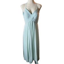 Azazie Dusty Sage Green Dress for Weddings and Proms, Bridesmaid Size A8
