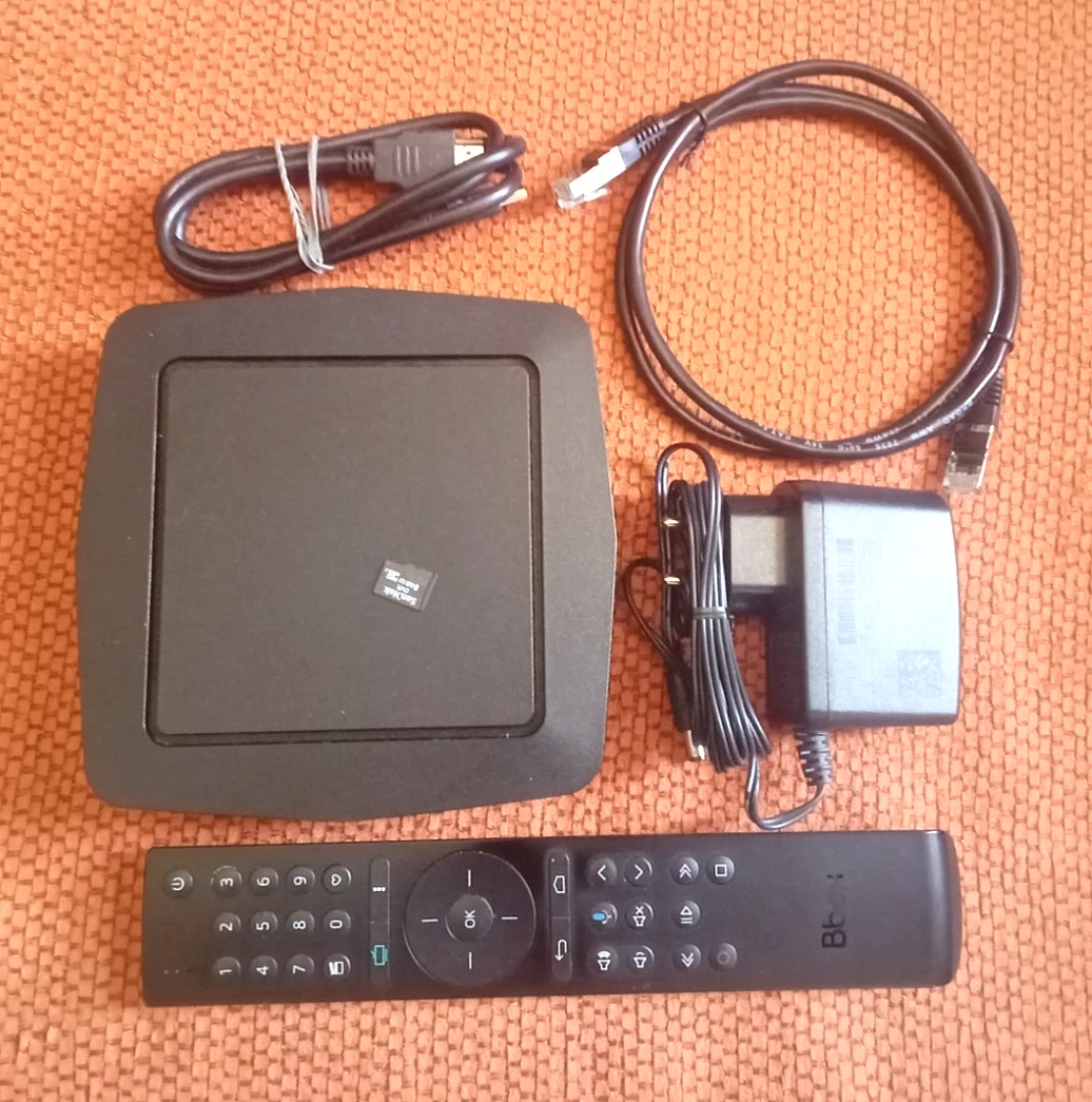 BOUYGUES TÉLÉCOM DÉCODEUR TV Bbox 4K-HDR ANDROID Télécommande Neuf