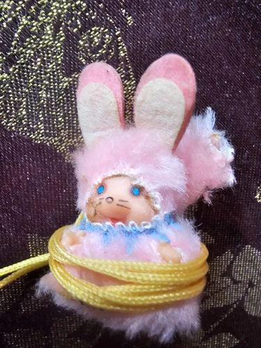 Vintage Necklace made in Korea, looks like Monchhichi Chimutan