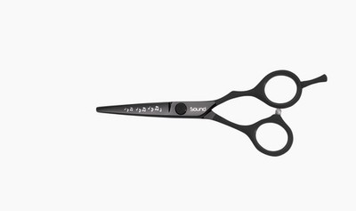 Hair Cutting Scissors E-KWIP SO 50 S Sound Black 5.0 Inch Offset