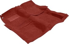1965-70 Impala Bel Air Caprice Molded Loop Carpet 2 Door With Auto Trans Red 1965-70 Impala Bel Air Caprice Molded Loop Carpet 2 Door With Auto Trans Red