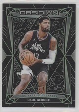 2023-24 Panini Obsidian Electric Etch Green 2/25 Paul George #78 0ud4
