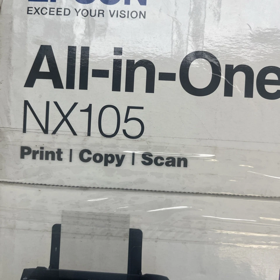 NEW Epson Stylus NX105 Print Copy Scan All-In-One Inkjet Black Color Printer - Image 4 of 4