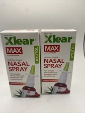 2PK -Xlear Max Nasal Spray with Capsicum Maximum Relief  1.5oz Exp 08/2027