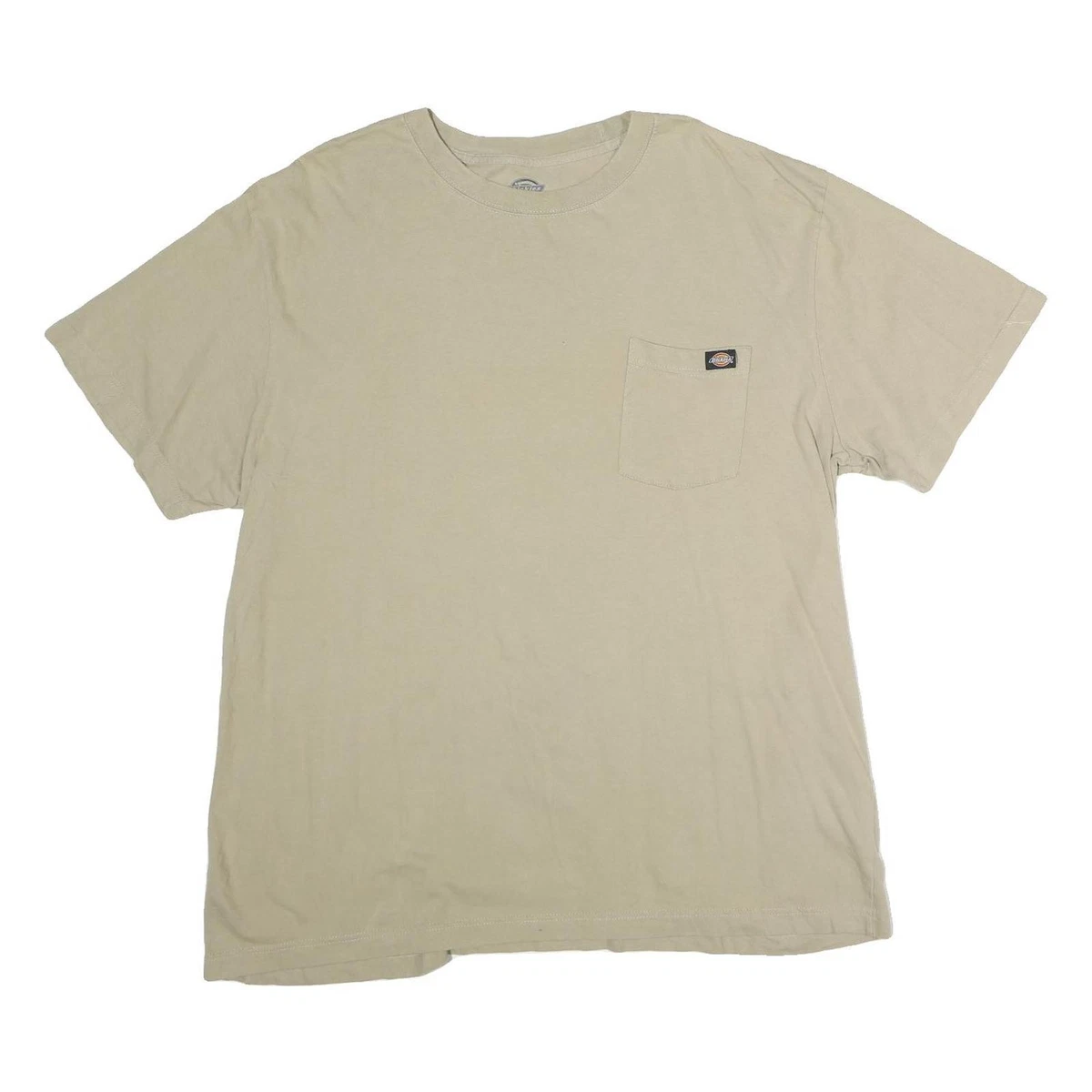 Dickies Maglietta Uomo Maniche Corte: Girocollo Pesante In Cotone, Grigio (Taglia XL Alta) - 4