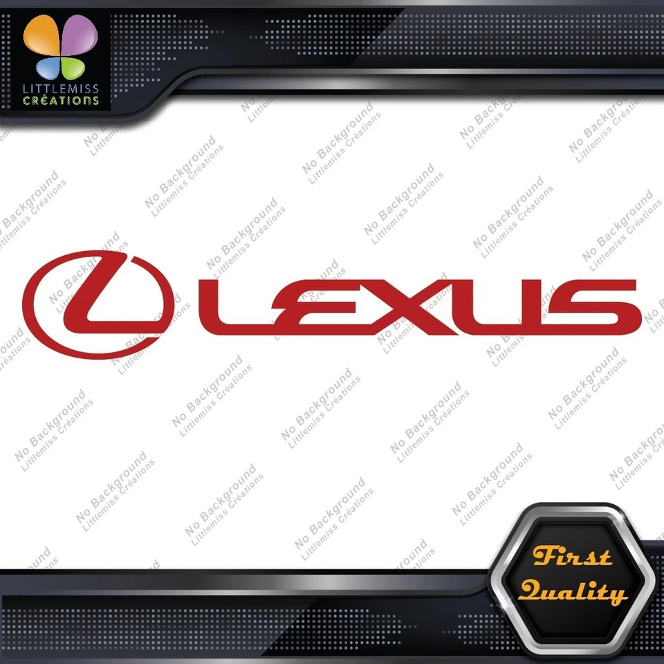Compatible Lexus Long Name Circle Tuning Racing Logo JDM Vinyl Decals Stickers Foto 2 de 4