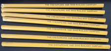 set of 7 Chesapeake & Ohio Railway pencils