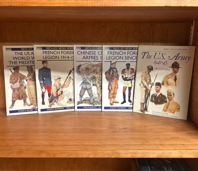Lot Of 5 Men At Arms Osprey Books | By Henry And Chappell