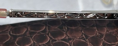 Vtg Brighton Foldable Reading Glasses Silver Plated With  display picture 2