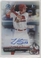 2017 Bowman Draft Chrome Pick Refractor 130/499 Zach Kirtley #CDA-ZK Auto 0o6v