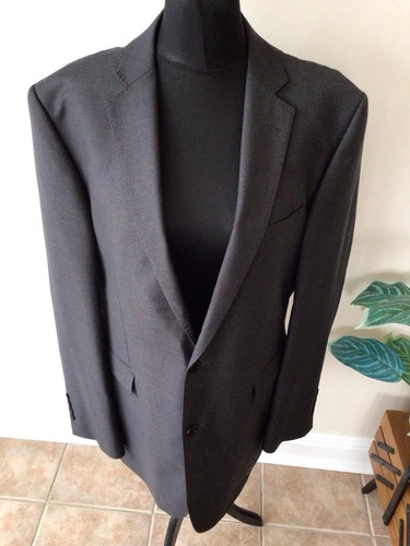 LANIFICIO F.LLI CERRUTI DAL 1881 PRESTIGE SLATE GREY WOOL SUIT CHEST 44 WAIST 36 - Picture 4 of 18