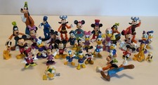 Large Lot 33 Pcs Disney PVC Figures Cake Toppers Mickey Minnie Goofy Pluto Ducks