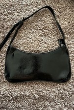 🔥Clutch Schultertasche Lack Schwarz