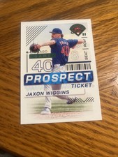 2024 Panini Prospect Edition Baseball Ticket #17 Jaxon Wiggins Chicago Cubs