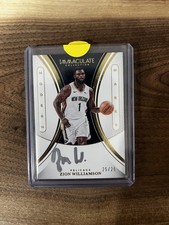 2024-25 Panini Immaculate Collection Zion Williamson Modern Marks Auto /25