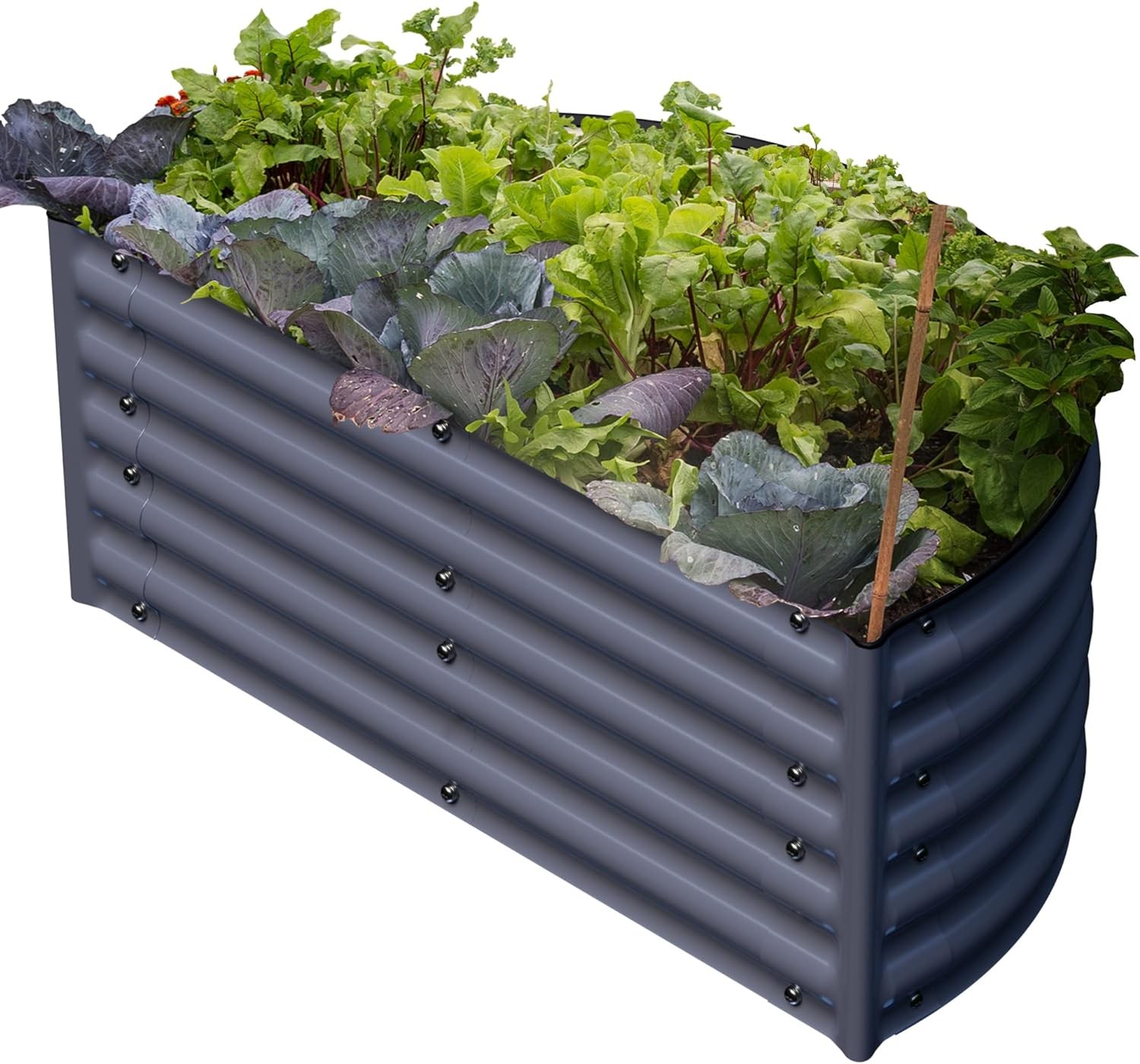 Комплекты садовых кроватей OLLE с оцинкованным подъемом высотой 17 см 4727 - Серый 20590₽