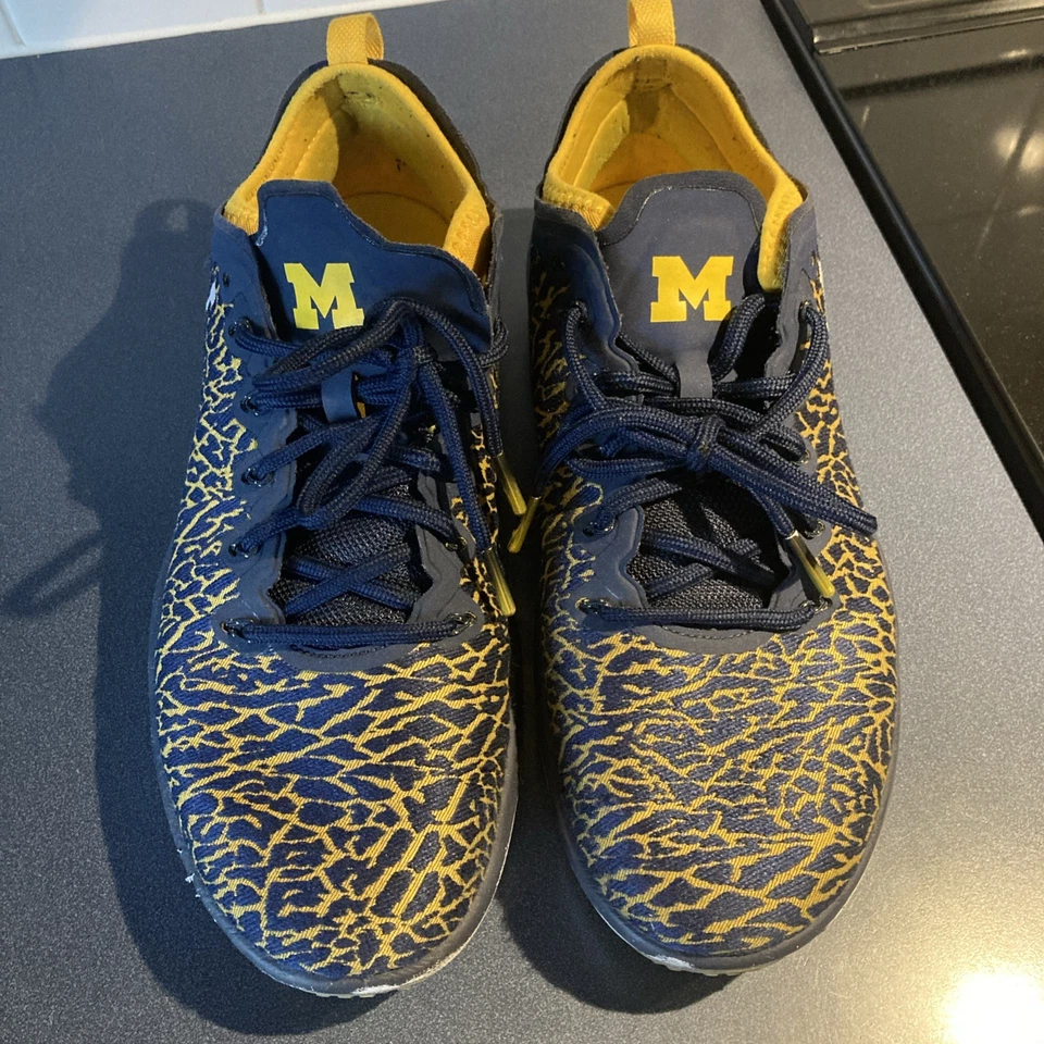 Jordan Trainer 1 Low Michigan Wolverines - Talla 9.5 (845403-420) Foto 2 de 4