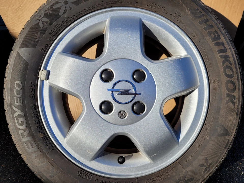 4x Opel Corsa C / Tigra A original 14 Zoll Alufelgen 5,5Jx14 ET49 - Bild 3 von 4