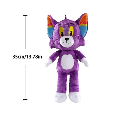 Anime Tom And Jerry Plush Toy Cartoon Movie Figures Cat Mouse Cute Plushies