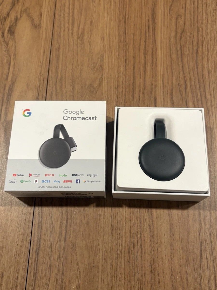Google Chromecast (3rd Generation) Black 1080p (FHD) Maximum