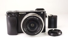 Sony A6000 Camera & 16-50mm Zoom Lens Kit  Generic Battery 11,783 Shots
