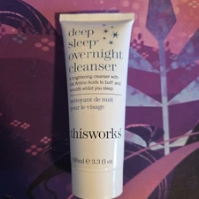 This Works Deep Sleep Overnight Cleanser Oat Amino Acids 3.3oz 100mL Hyaluronic
