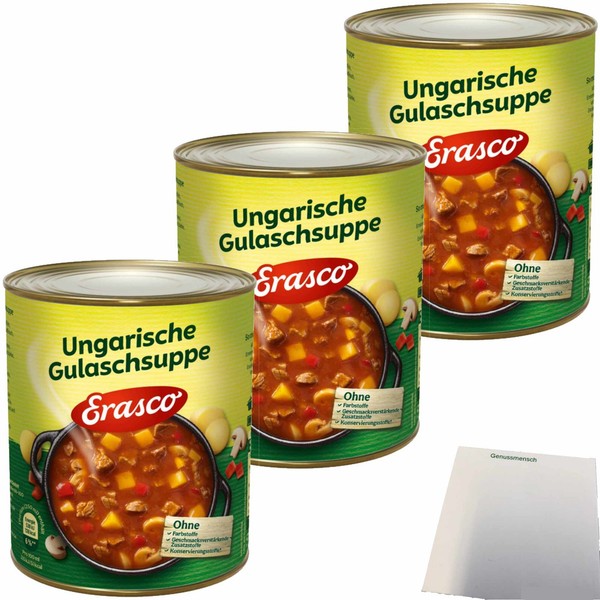Erasco Ungarische Gulaschsuppe 3Er Pack 3X770Ml Dose Usy Block-image