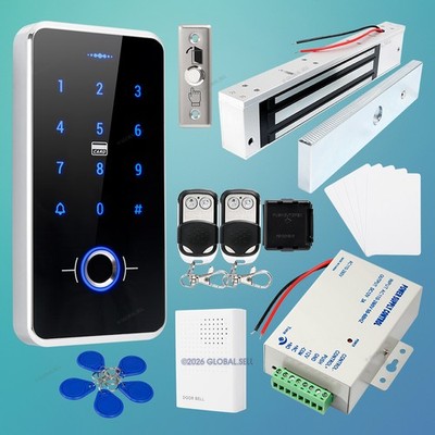 Waterproof Touch Keypad IC Access Control System Waterproof 280KG Magnetic Lock
