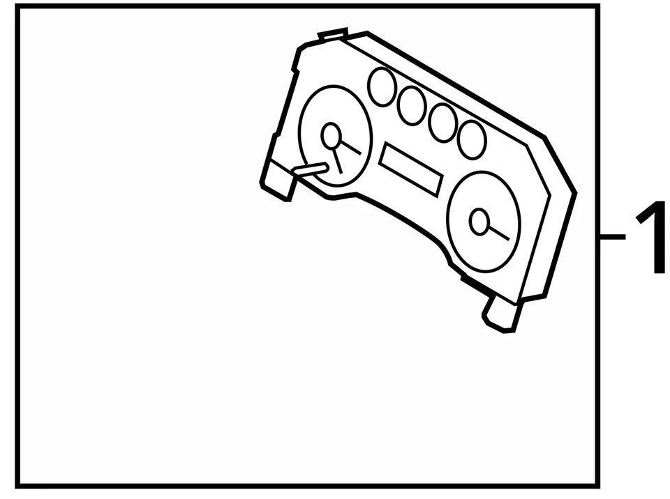 Cuadro de instrumentos velocímetro Ford F-250 Super Duty 2015-2015 indicadores DU4KX Foto 4 de 4