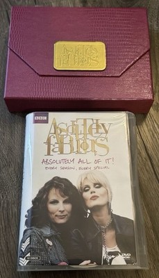 Absolutely Fabulous All of It DVD 10 Disc Box Set Complete Series Handbag Case