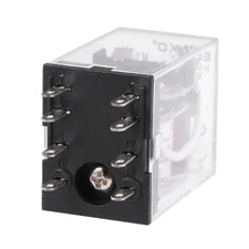 HH52P AC 12V Coil DPDT 8 Pins Electromagnetic Power Relay with socket