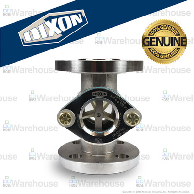 Dixon 2'' Flange Sight Flow Indicator DB14SS1DF-020NP Compare to 1471DF-0205