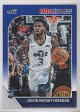 2019-20 Panini NBA Hoops Blue Justin Wright-Foreman #256 wa9