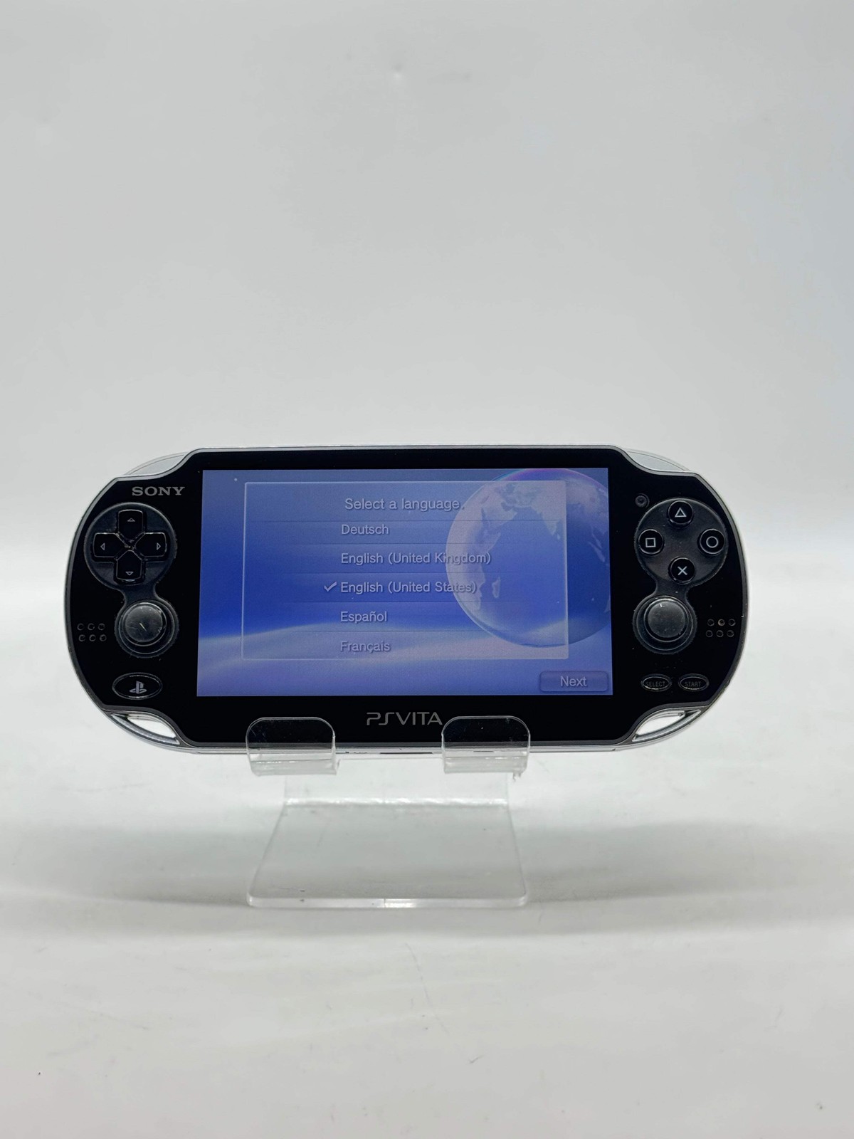 Sony Ps Vita PCH-1100 Handheld Console Crystal Black