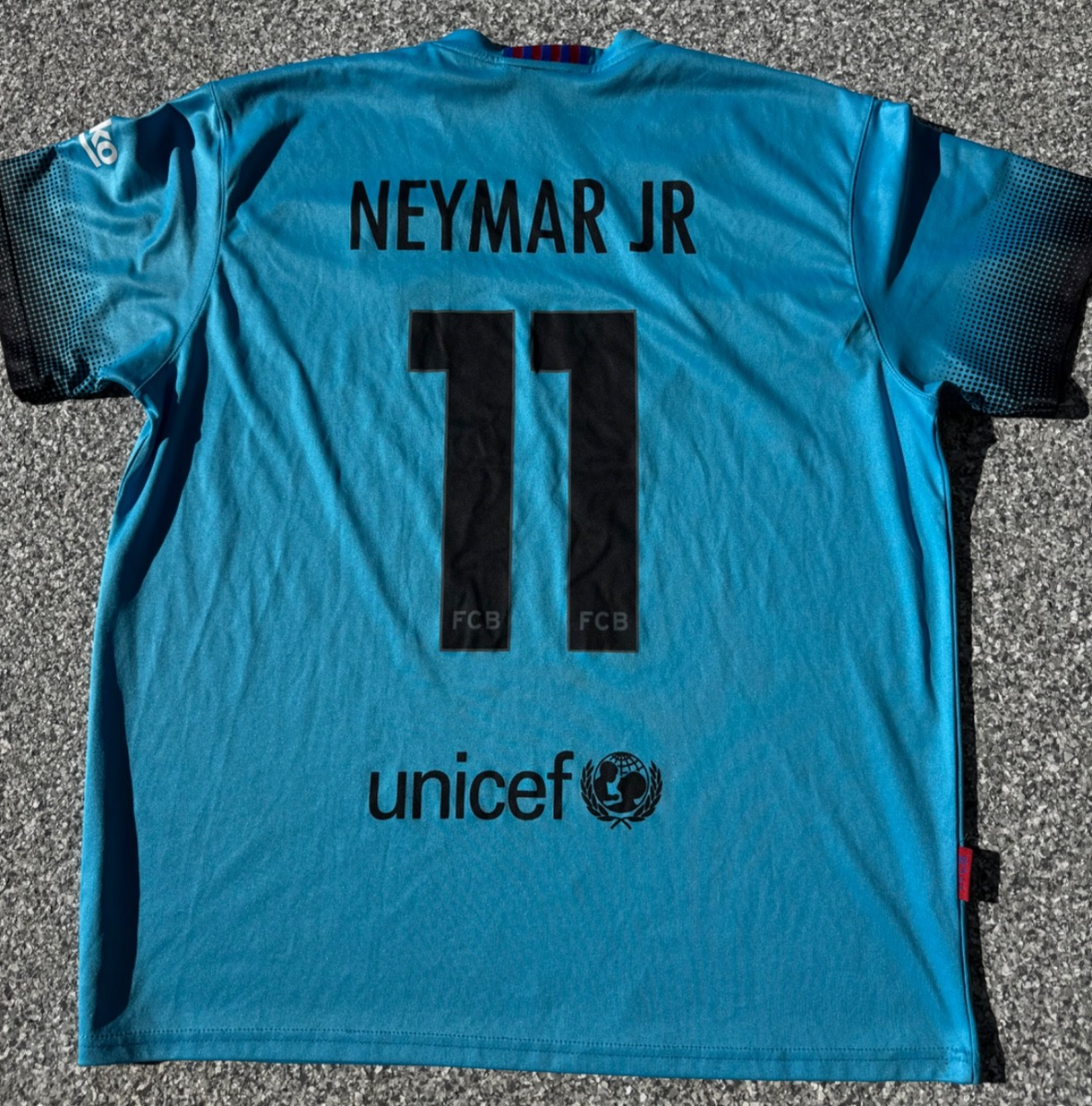Qatar Airways Neymar #11 Soccer Jersey Shirt Men's XXL XL Football
