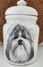 Dog Vladimir N. Tzenov Best of Show Shitzu Collectors Edition Porcelain Canister