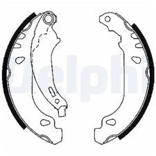 Bremsbackensatz hinten für Dacia Logan LS Sandero | 216324