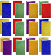 Mini Prism Spiral Notepads - (Bulk Pack of 24 ) Small Pocket Mini Notebooks