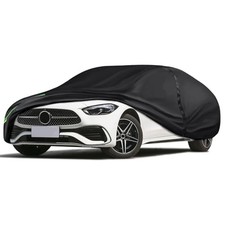 16-Layer 600D Heavy Duty Universal Full Car Cover for Outdoor Sedan-508 black