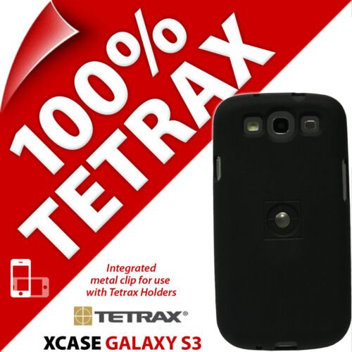 Tetrax Xcase for Samsung i9300 Galaxy S3 Protective Integrated Clip Case Black - Picture 1 of 12