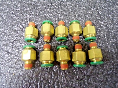 (10 pk) PARKER Connector, 1/8 In, 6LJ71,  VS68PL-6-2, (RG)