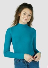 New Self Esteem Brianna Bodysuit. Womens Small.Color Ocean Depth