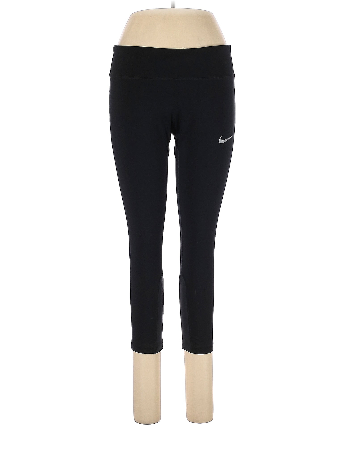 Nike Women Black Yoga Pants L Gem