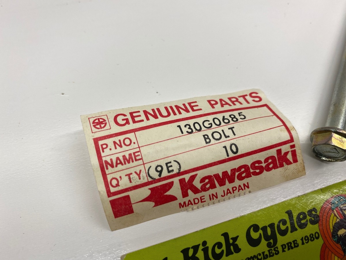 NOS Kawasaki Flanged Bolt 6X85 KZ KZ1300 SIX CYLINDER 130G0685 OEM