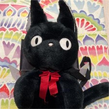 Kiki's Delivery Service Jiji Cat Rucksack Backpack Plush Doll Studio Ghibli