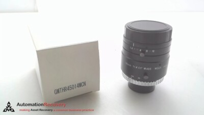 GOYO OPTICAL GMTHR45014MCN, HIGH RESOLUTION 3 MP, 1'' FIXED FOCAL LENS, N #298563