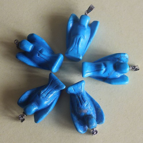 Handmade mini crystal angel pendant for necklace bracelet - Picture 34 of 54